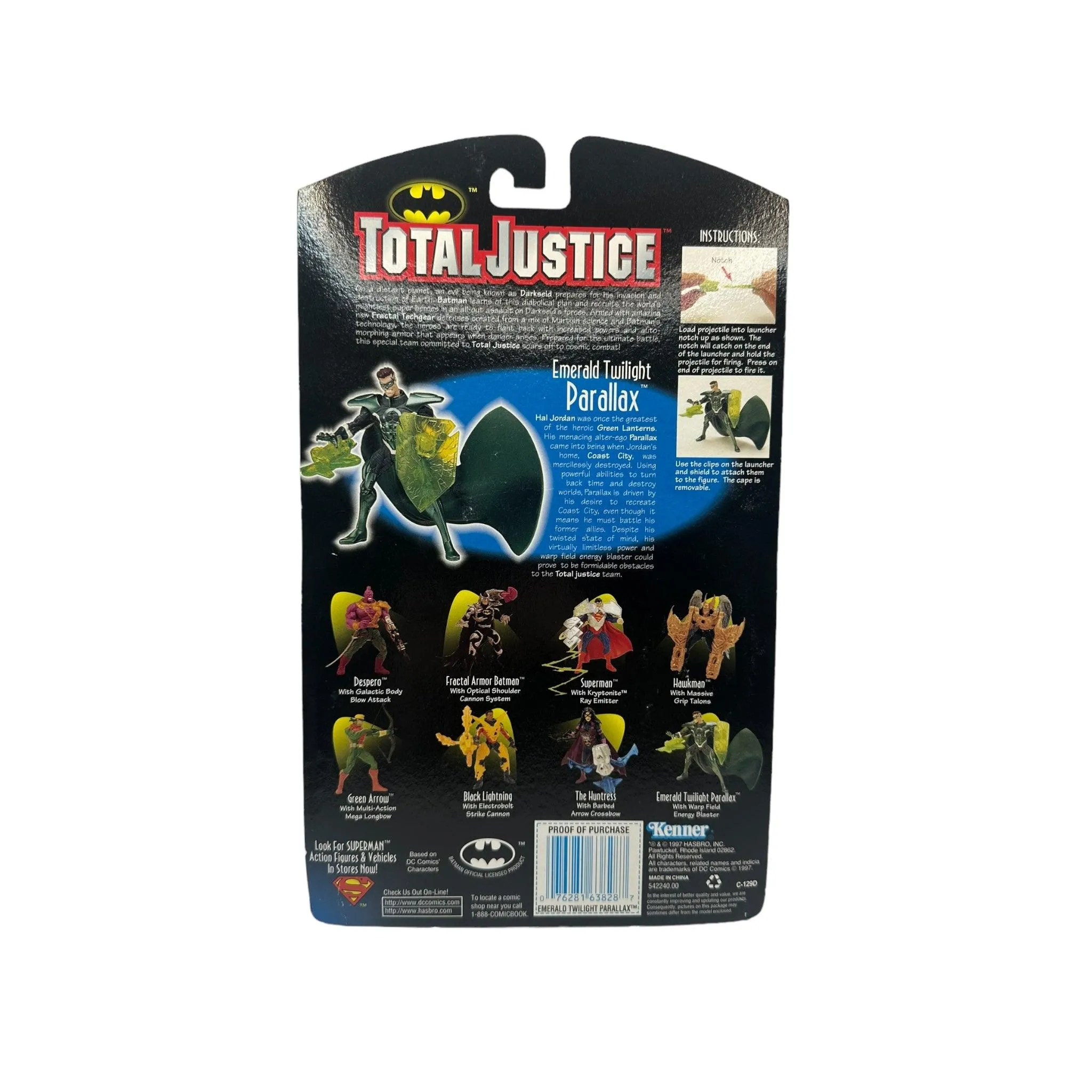 1996 KENNER TOTAL JUSTICE PARALLAX AF