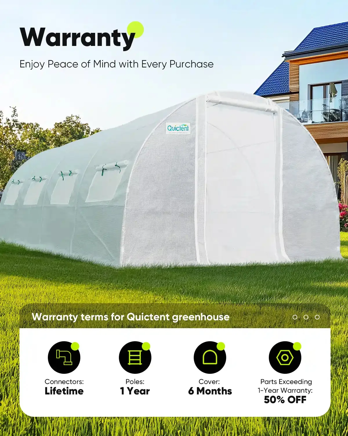 20' x 10' x 7' Heavy Duty Large Greenhouse