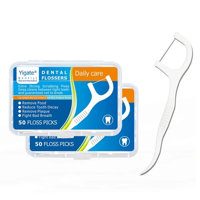 50 Ultra-fine Floss Picks At A Time