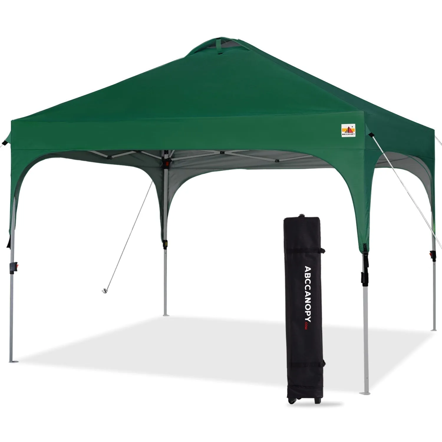 ABCCANOPY Compact Pop-up Instant Portable Canopy 10x10 for Camping, Beach