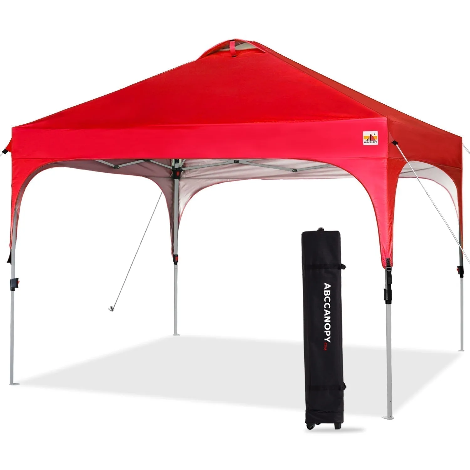 ABCCANOPY Compact Pop-up Instant Portable Canopy 10x10 for Camping, Beach