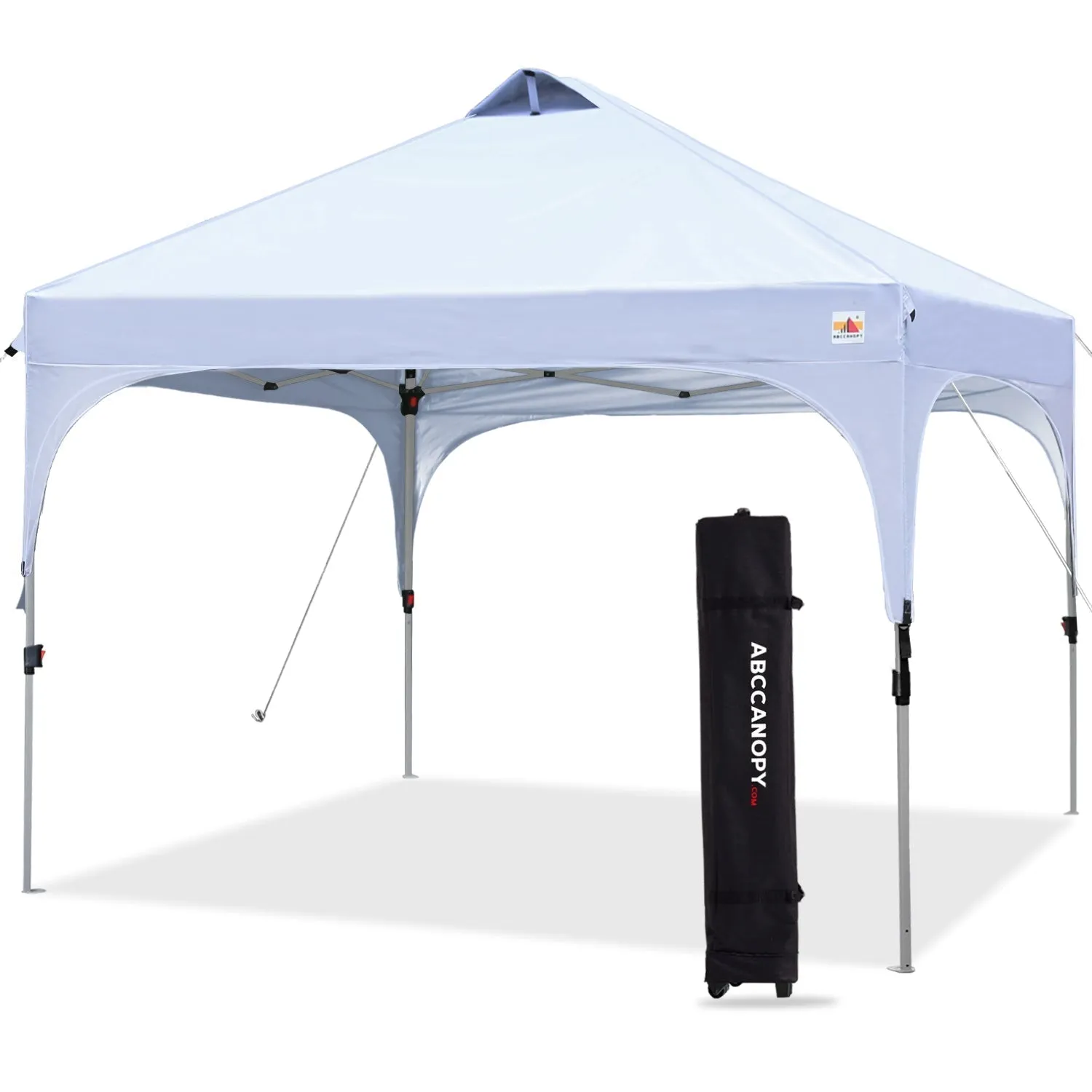 ABCCANOPY Compact Pop-up Instant Portable Canopy 10x10 for Camping, Beach