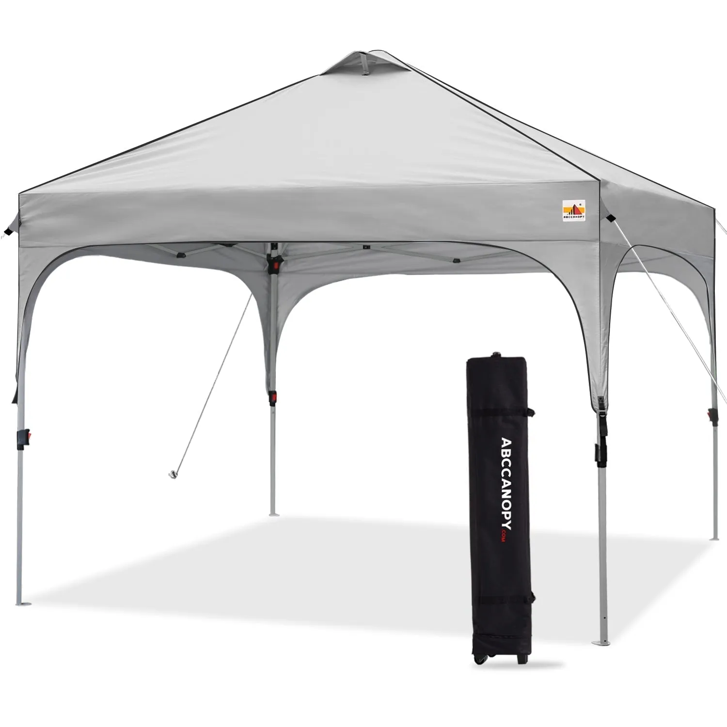 ABCCANOPY Compact Pop-up Instant Portable Canopy 10x10 for Camping, Beach