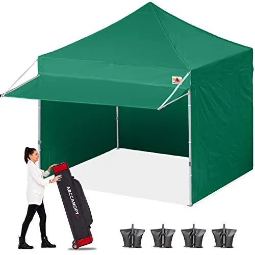 ABCCANOPY S1 Commercial Pop Up 10x10/10x20 Canopy Tent with Awning and Sidewalls