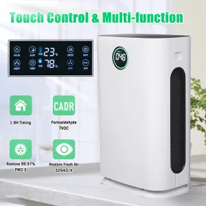 Air Purifier With Humidification HEPA Filter Remove Smoker Dust Odor Air Cleaner