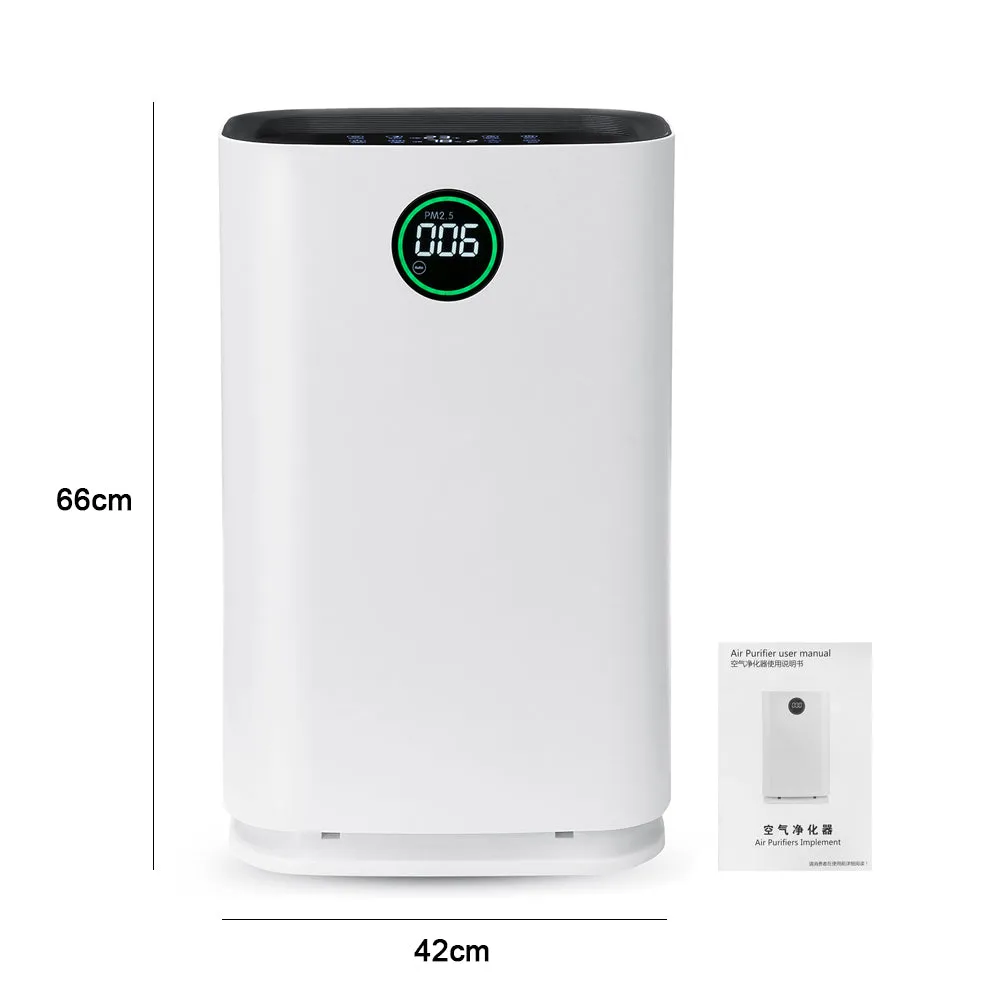 Air Purifier With Humidification HEPA Filter Remove Smoker Dust Odor Air Cleaner