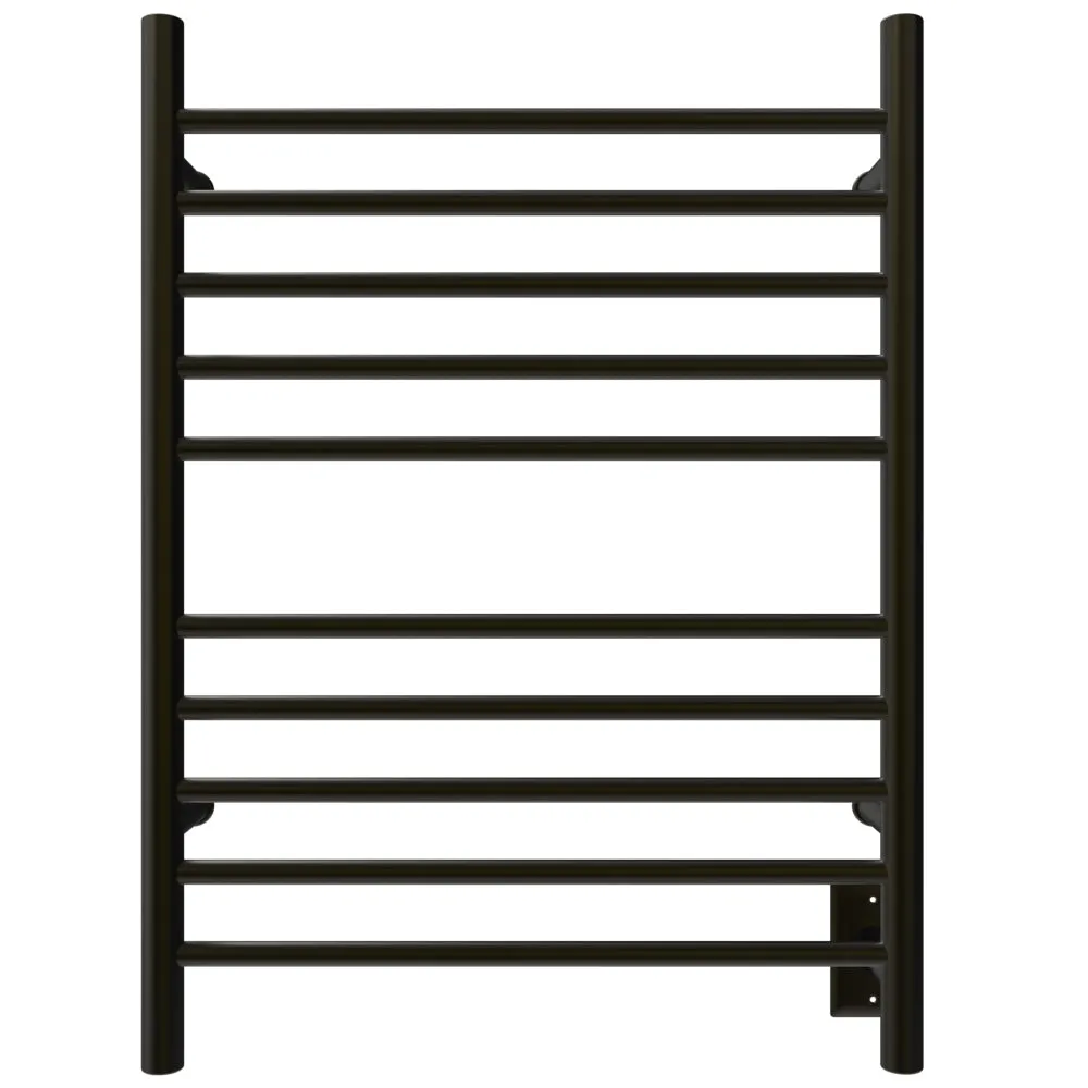 Amba RWH-SBB Radiant Hardwired   Plug-in Combo Straight 10 Bar Towel Warmer in Brushed Bronze