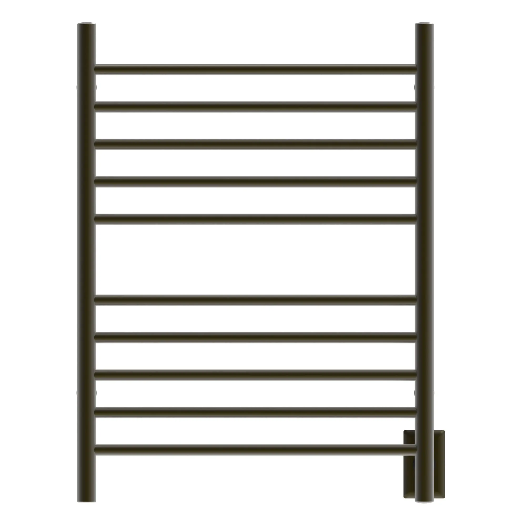 Amba RWH-SBB Radiant Hardwired   Plug-in Combo Straight 10 Bar Towel Warmer in Brushed Bronze