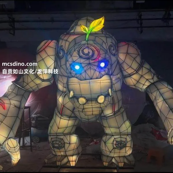 Ancient Golem Animatronic Lantern-LTAG001