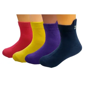 Ankle Length Colorful Socks Combo for Kids (6-9 Years, Select Any 3 Pairs)