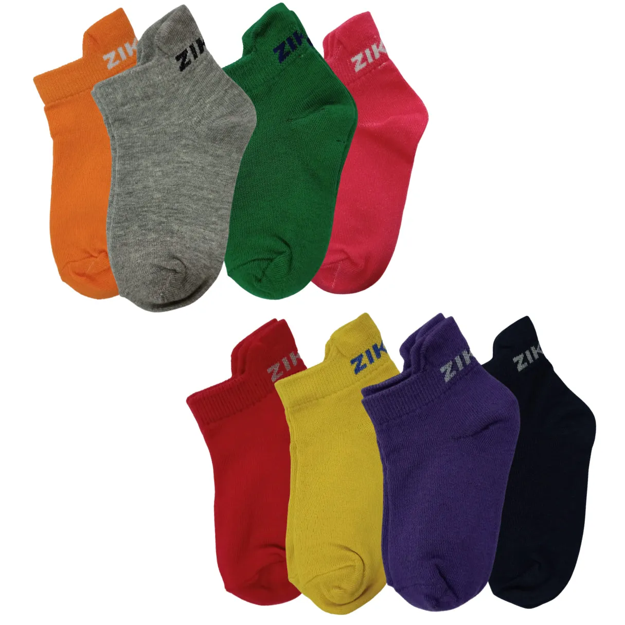 Ankle Length Colorful Socks Combo for Kids (6-9 Years, Select Any 3 Pairs)