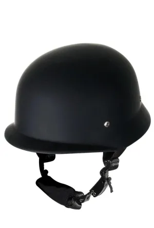 Basic Flat Black German Novelty Helmet, H502-NR-DL