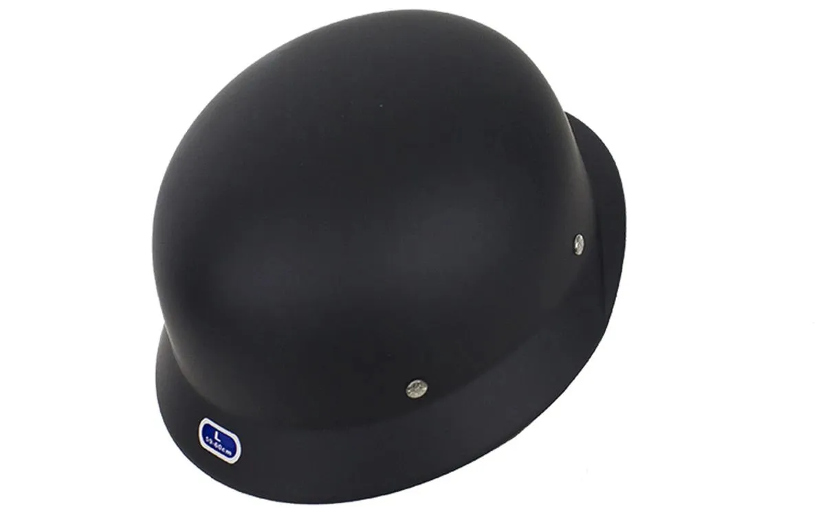 Basic Flat Black German Novelty Helmet, H502-NR-DL