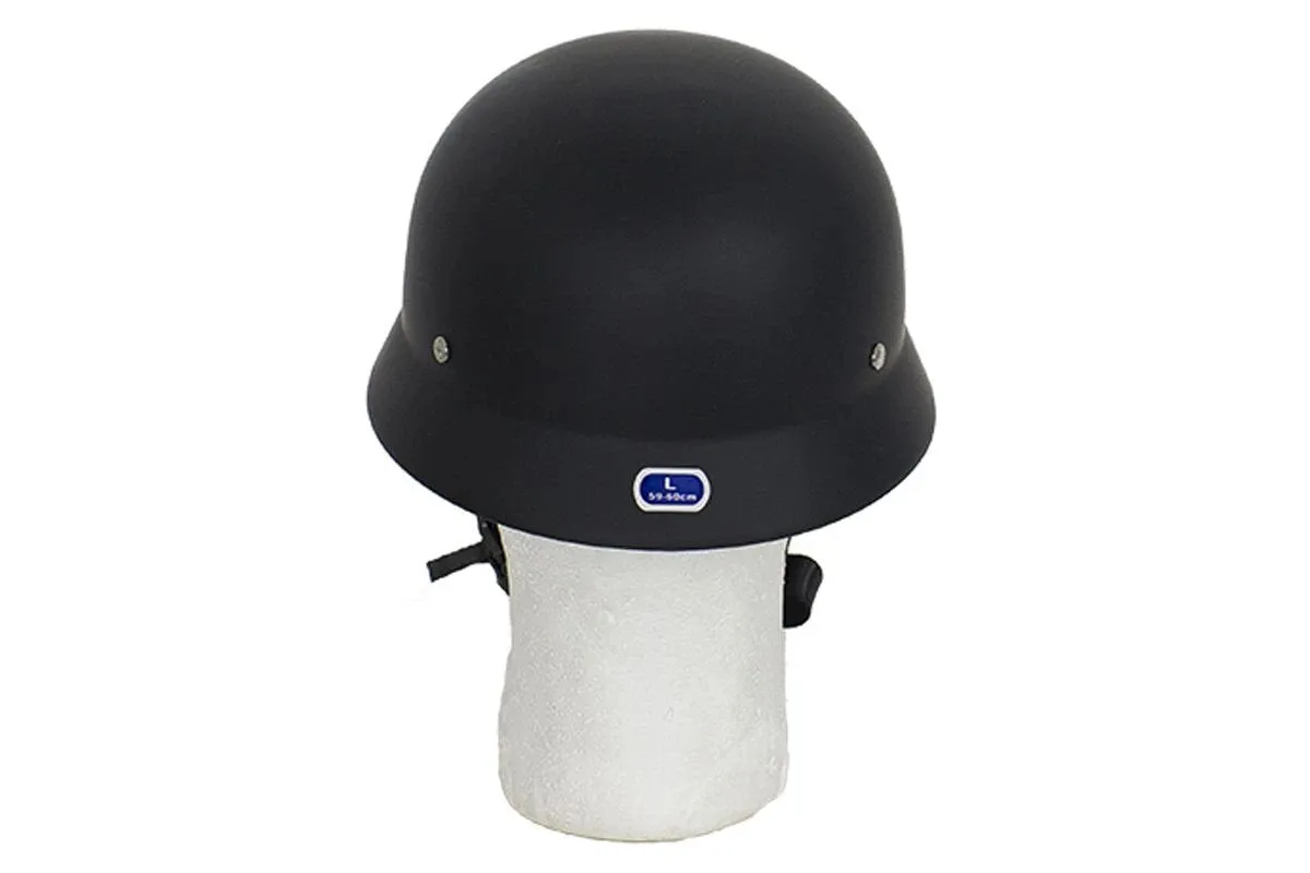 Basic Flat Black German Novelty Helmet, H502-NR-DL