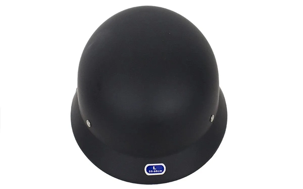 Basic Flat Black German Novelty Helmet, H502-NR-DL