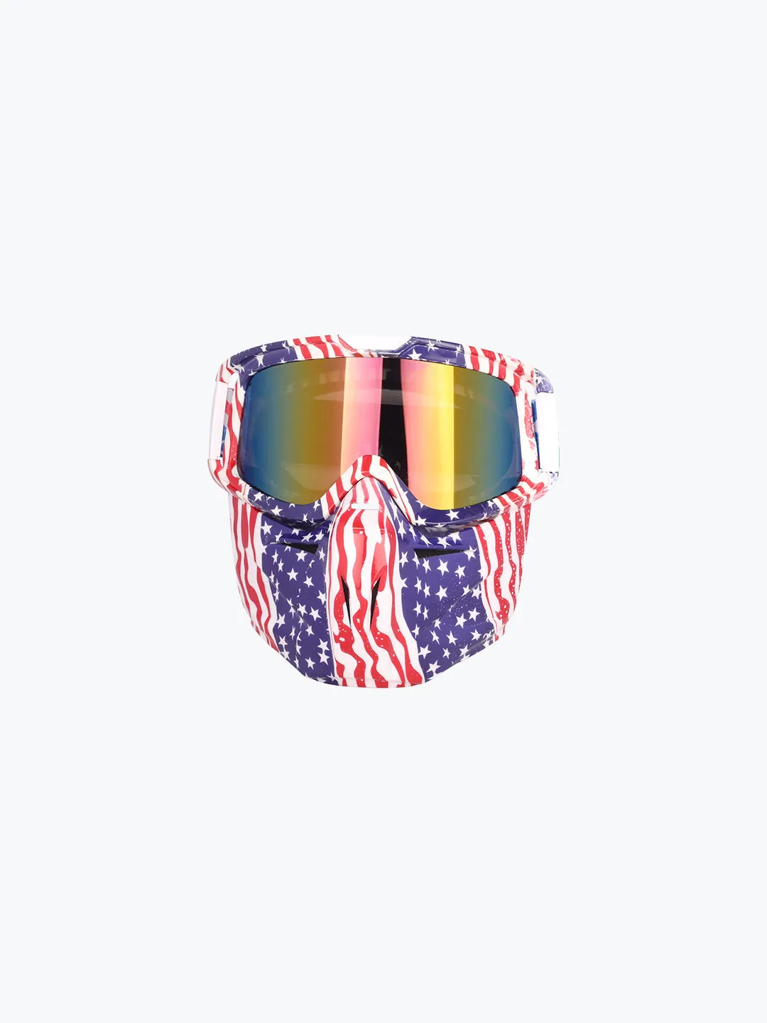 BSDDP Goggles With Mask USA Flag