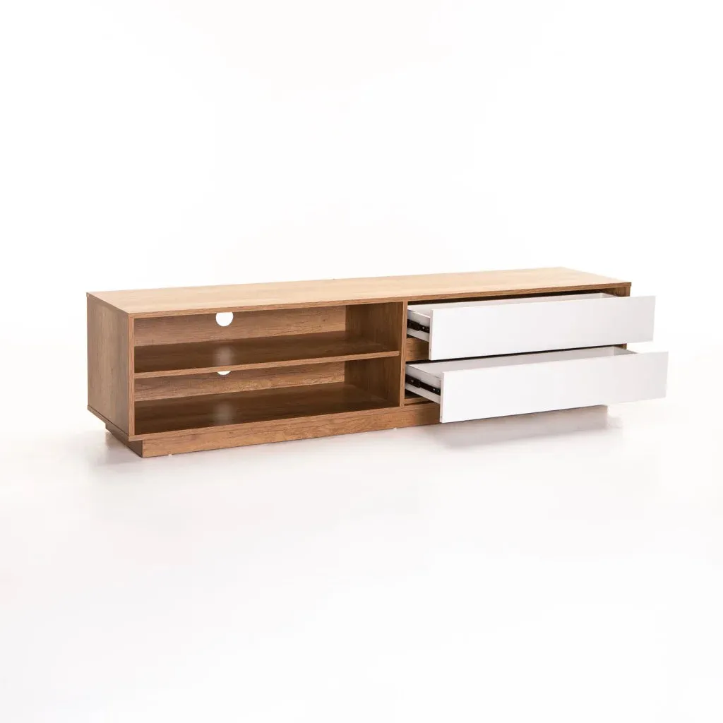 CENTO 180cm 2 DRAWER TV UNIT