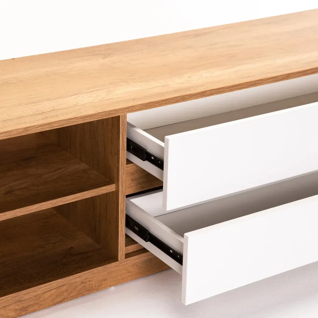 CENTO 180cm 2 DRAWER TV UNIT