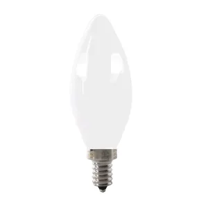 Feit Electric 40W Replacement Frost B10 Dimmable Soft White Decorative LED Filament Enhance (2-Pack)