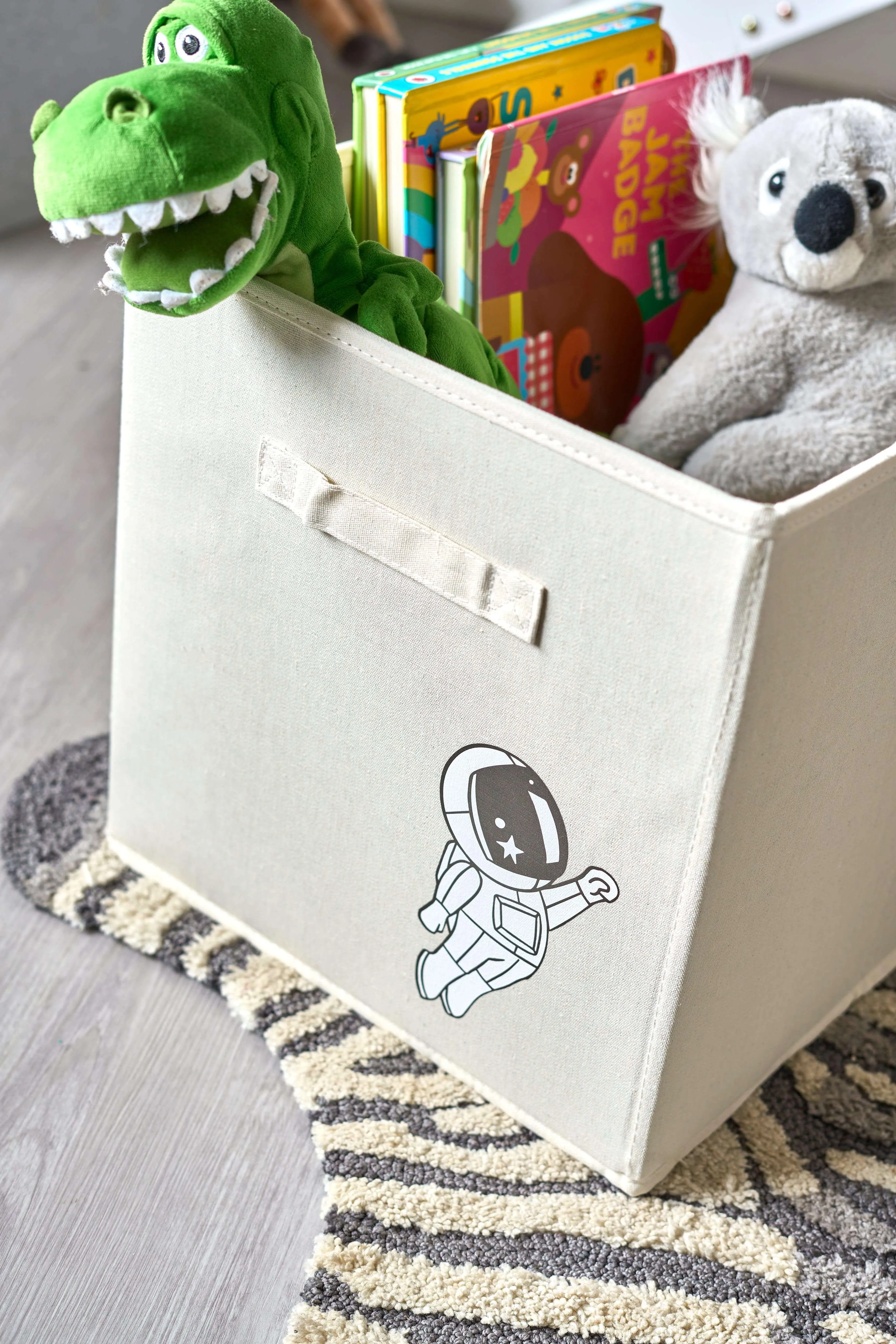 Foldable Material Children's Storage Box - 33 x 38 x 33cm