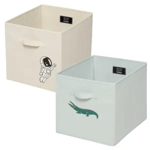 Foldable Material Children's Storage Box - 33 x 38 x 33cm