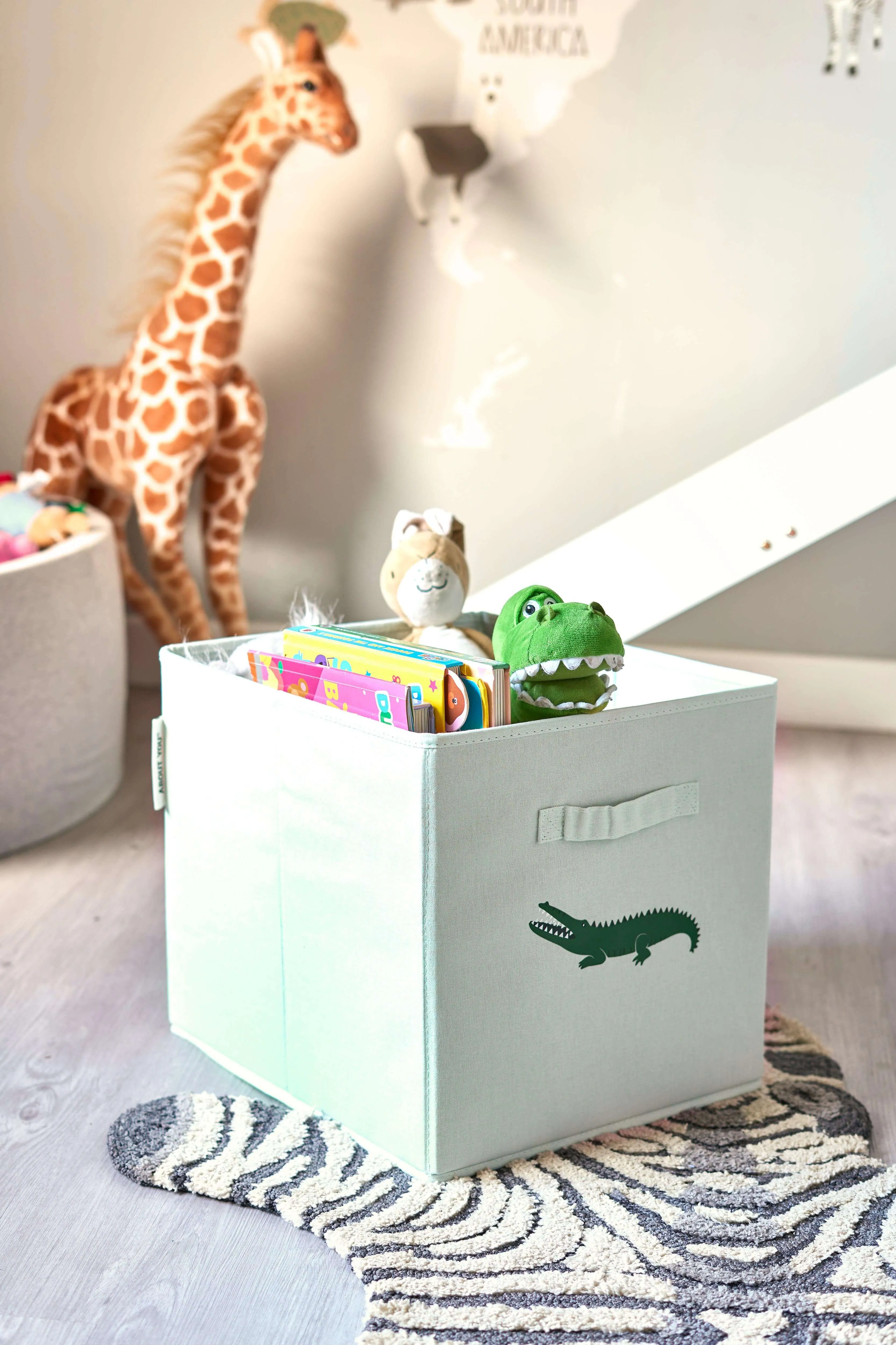 Foldable Material Children's Storage Box - 33 x 38 x 33cm