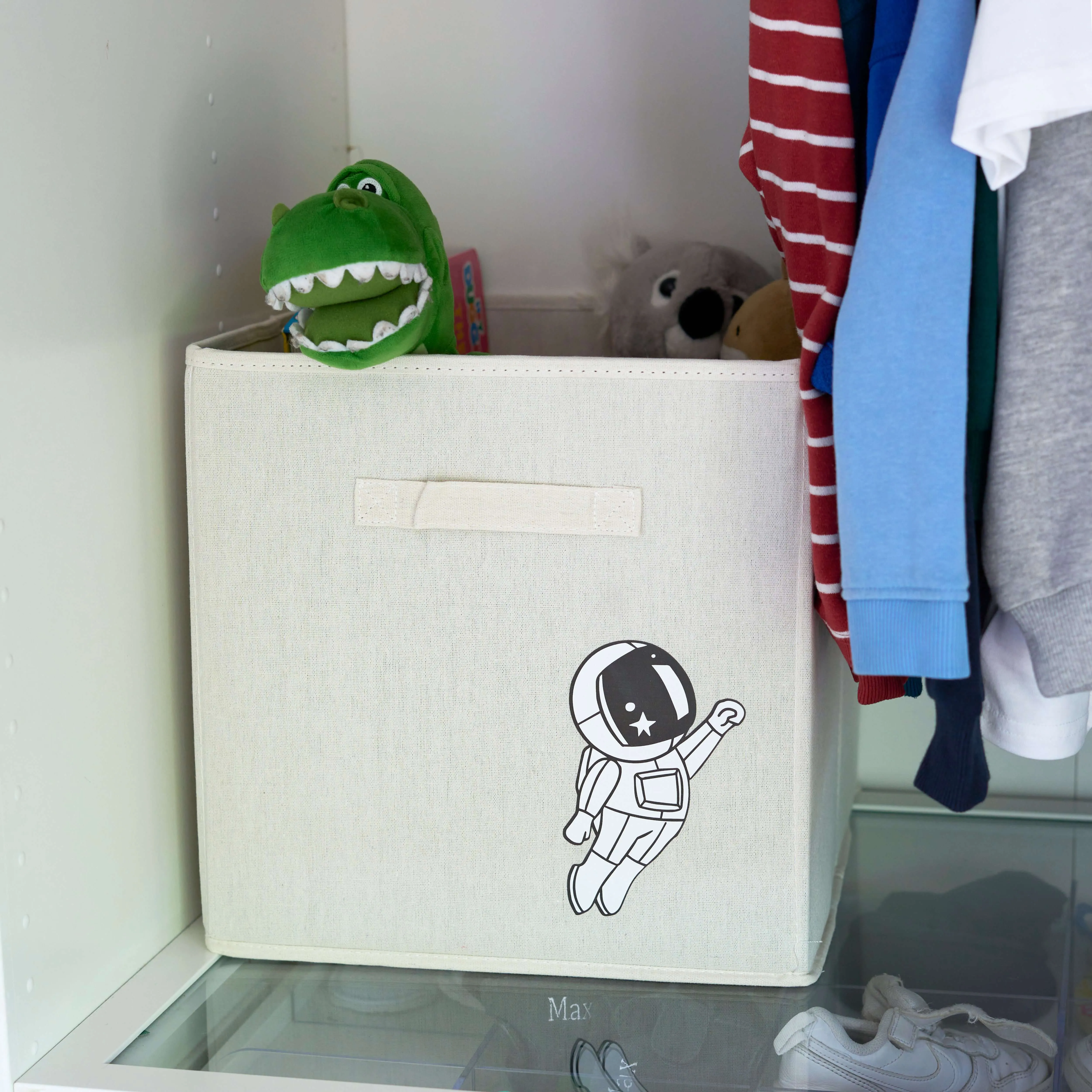 Foldable Material Children's Storage Box - 33 x 38 x 33cm