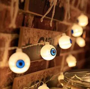 Ghost Eyeball String Lights