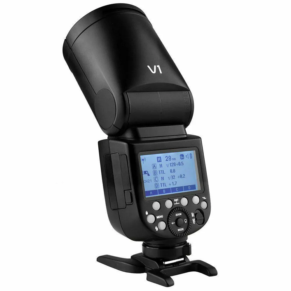 Godox V1-N Round Head Li-ion I-TTL HSS Master Speedlight Flash for Nikon (DEMO STOCK 2)