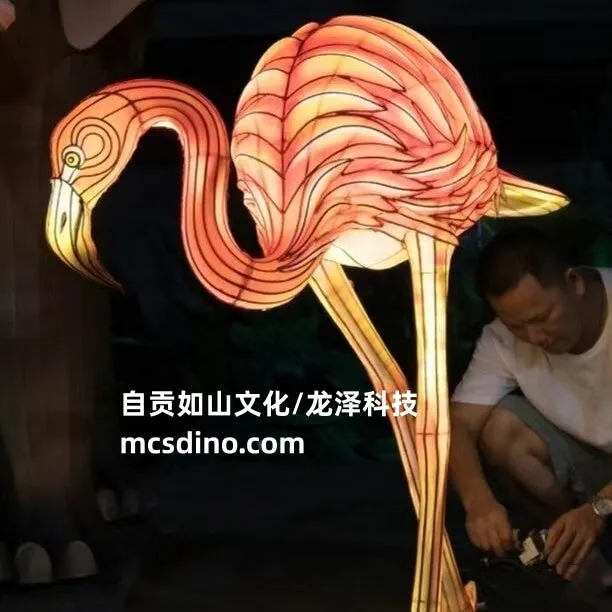 Handmade Animal Flamingo Lanterns-LTFL001