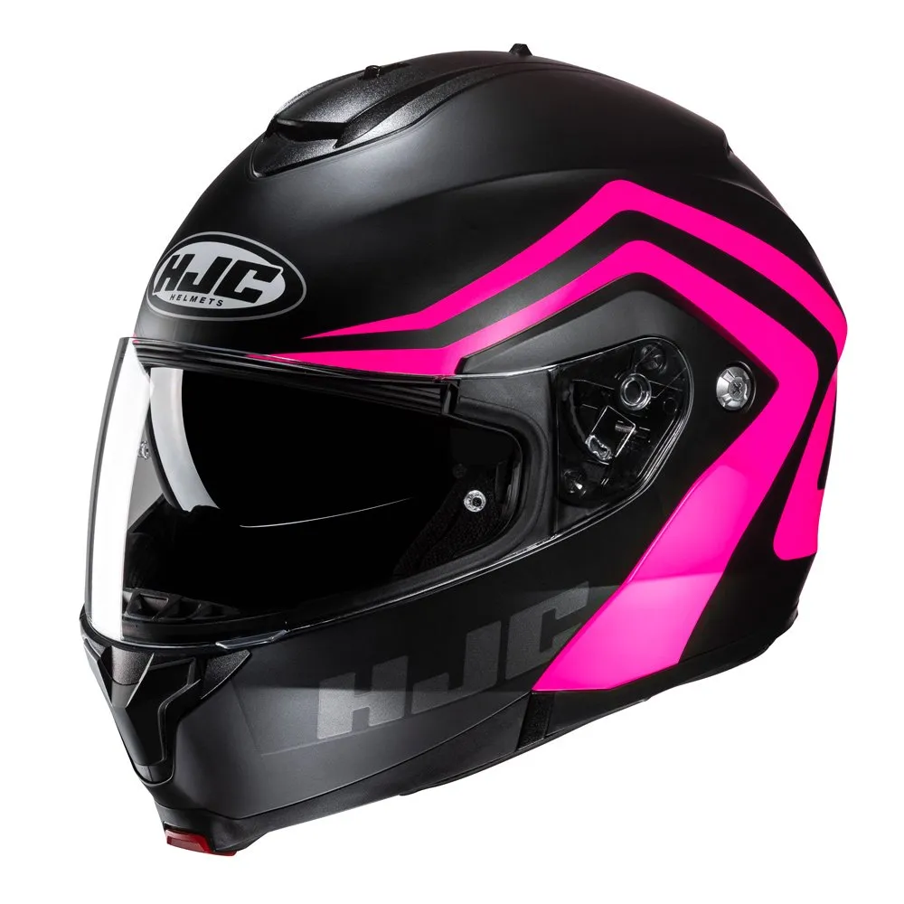 HJC C91N Nepos MC8SF Pink Flip Front Motorbike Helmet