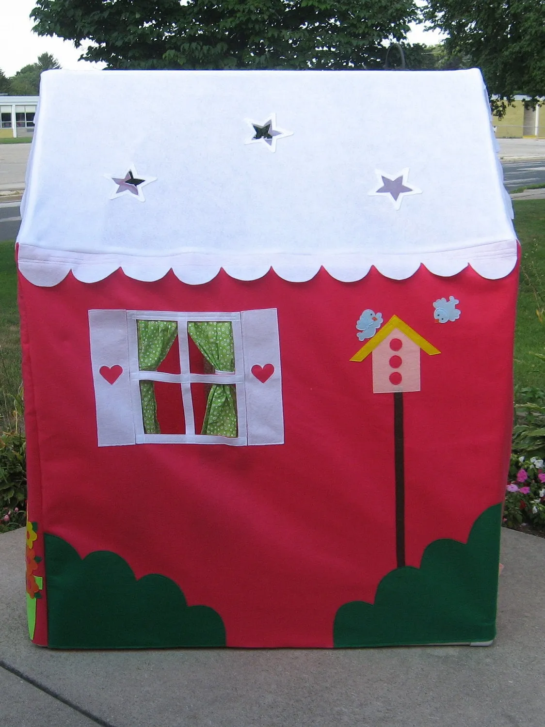 Indoor Fabric Playhouse Peaked Roof Sewing Pattern