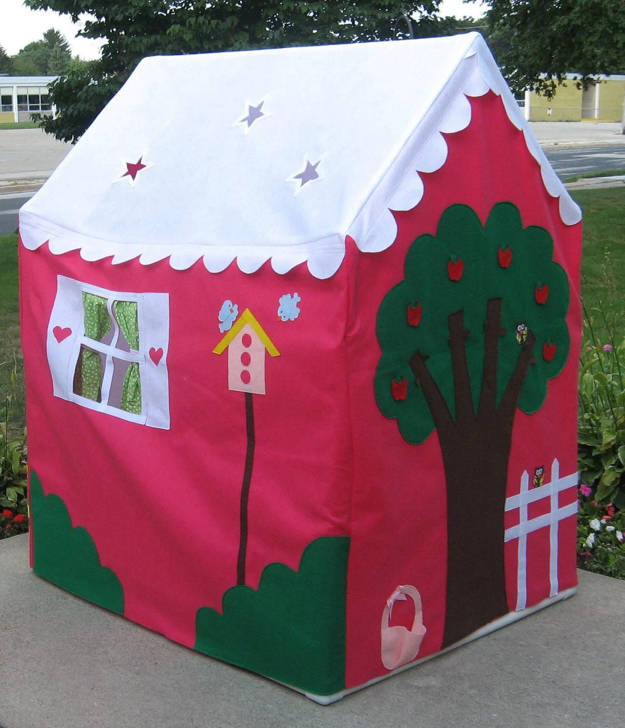 Indoor Fabric Playhouse Peaked Roof Sewing Pattern