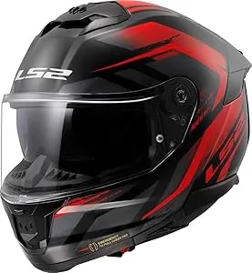 Ls2 Ff808 Stream Full Face Helmets  Fury Black Red-06