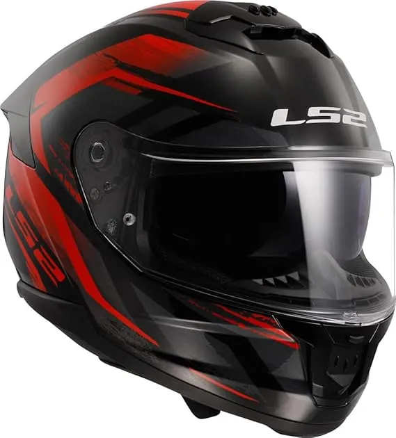 Ls2 Ff808 Stream Full Face Helmets  Fury Black Red-06