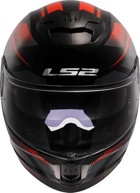 Ls2 Ff808 Stream Full Face Helmets  Fury Black Red-06