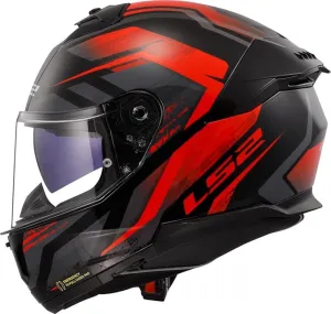 Ls2 Ff808 Stream Full Face Helmets  Fury Black Red-06