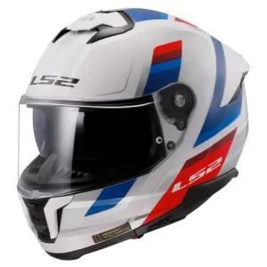 Ls2 Ff808 Stream  Vintage Full Face Helmets  White Blue Red-06