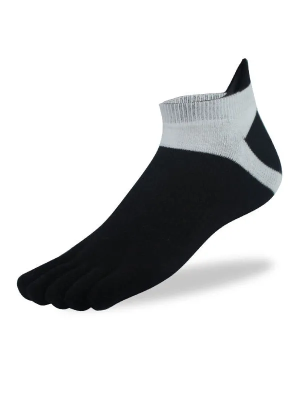 Men's Mesh Breathable Fun Quarter Toe Socks