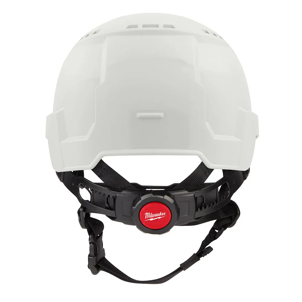 Milwaukee 48-73-1320 BOLT White Front Brim Safety Helmet (USA) - Type 2, Class C, Vented