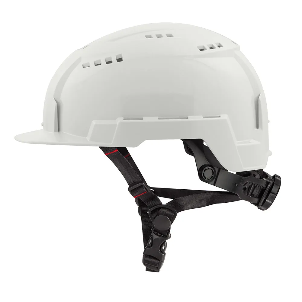 Milwaukee 48-73-1320 BOLT White Front Brim Safety Helmet (USA) - Type 2, Class C, Vented