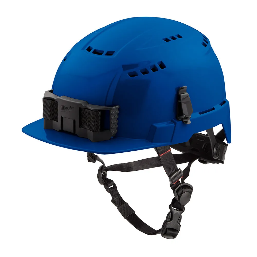 Milwaukee 48-73-1324 BOLT Blue Front Brim Safety Helmet (USA) - Type 2, Class C, Vented