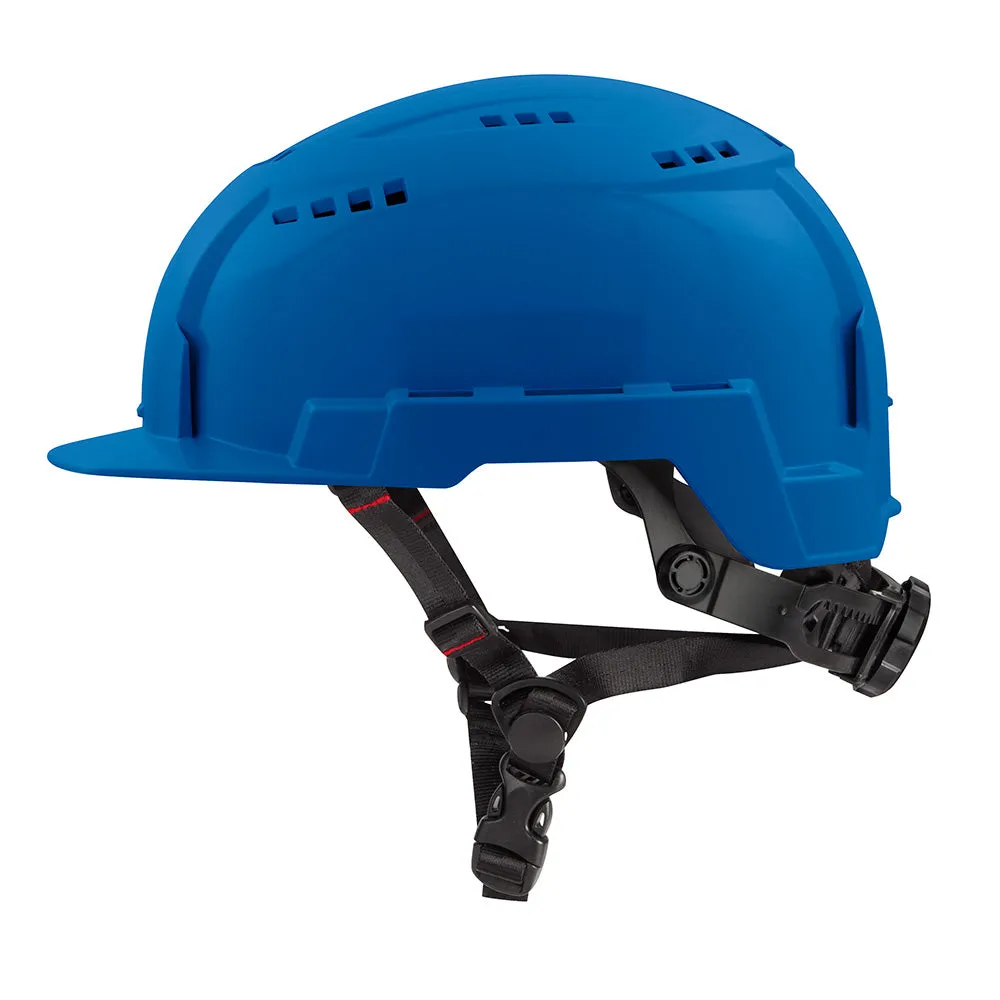 Milwaukee 48-73-1324 BOLT Blue Front Brim Safety Helmet (USA) - Type 2, Class C, Vented