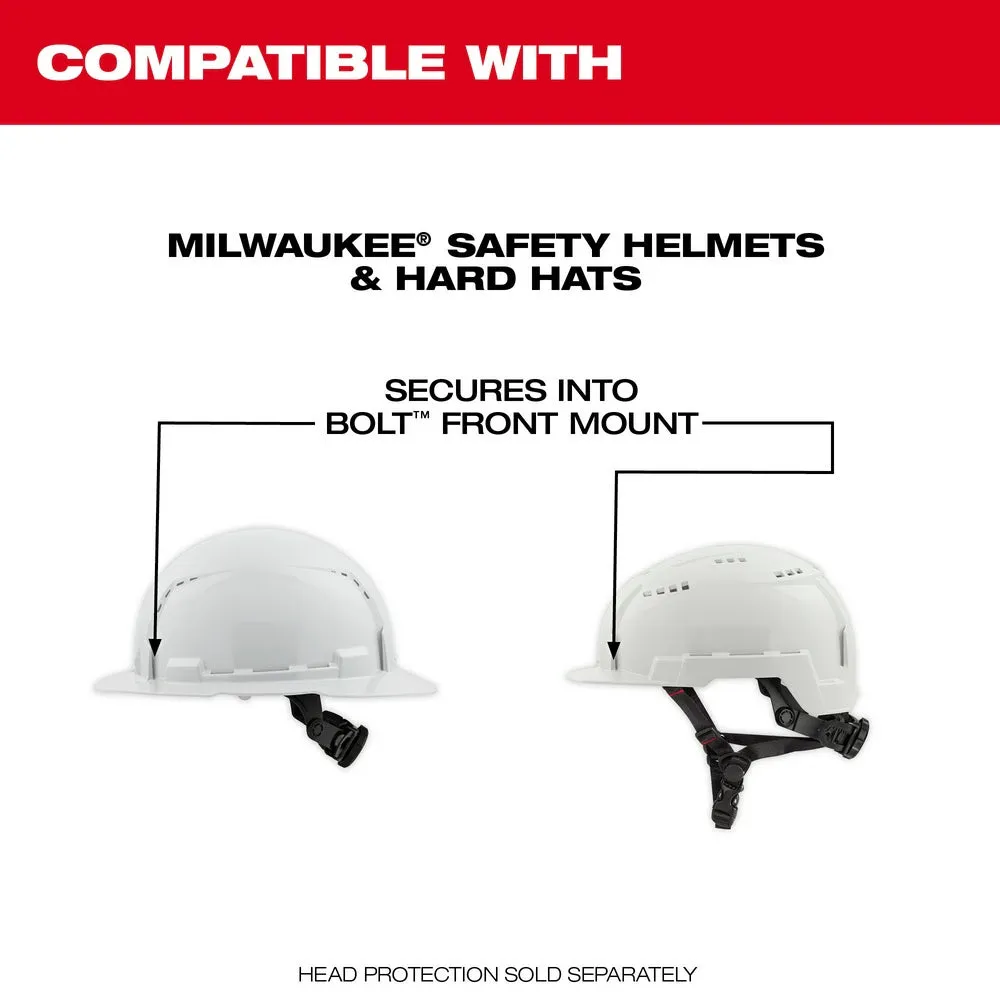 Milwaukee 48-73-1410 BOLT Eye Visor / Face Shield - Clear Dual Coat Lens (Compatible with Milwaukee Safety Helmets & Hard Hats)