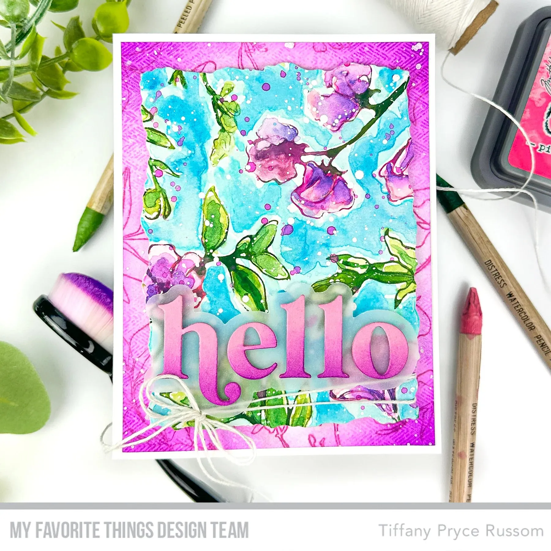 My Favorite Things Flower Fusion Card Kit