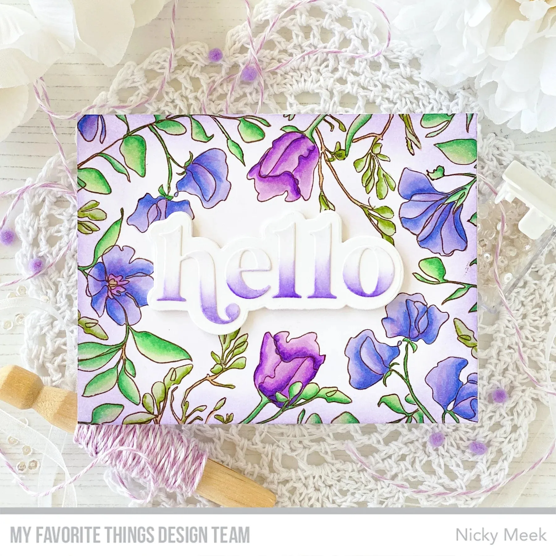 My Favorite Things Flower Fusion Card Kit