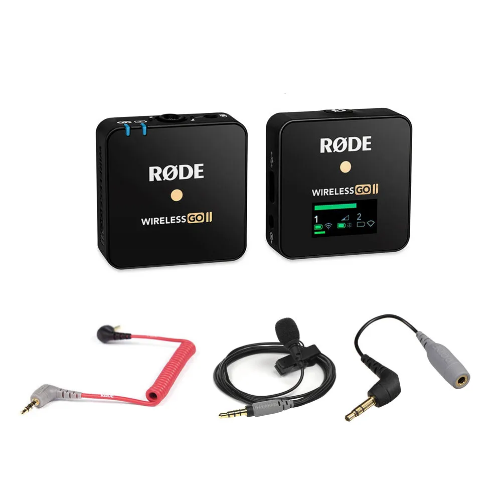 Rode Wireless GO II Single Set Complete Mobile Kit - Bundle