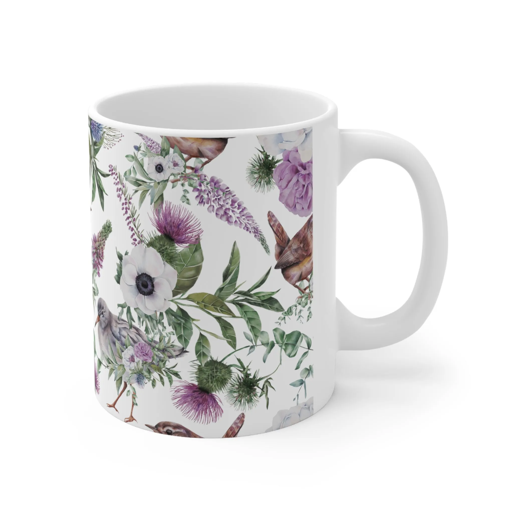 Scottish Floral, Ceramic Mug 11oz