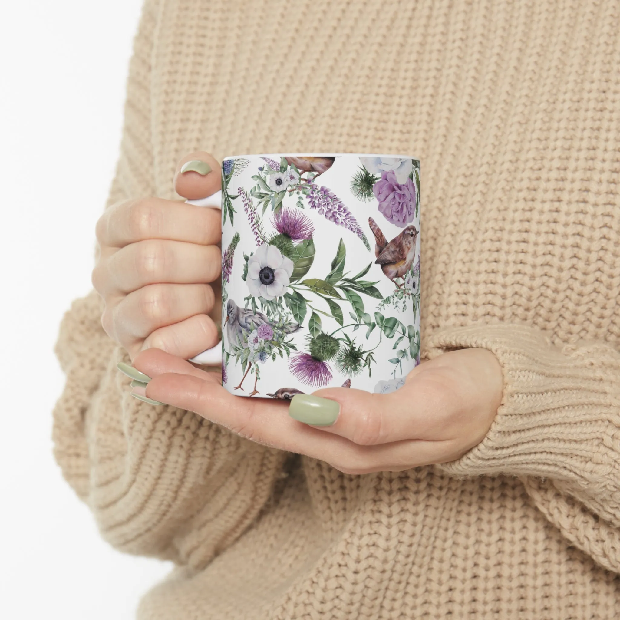 Scottish Floral, Ceramic Mug 11oz