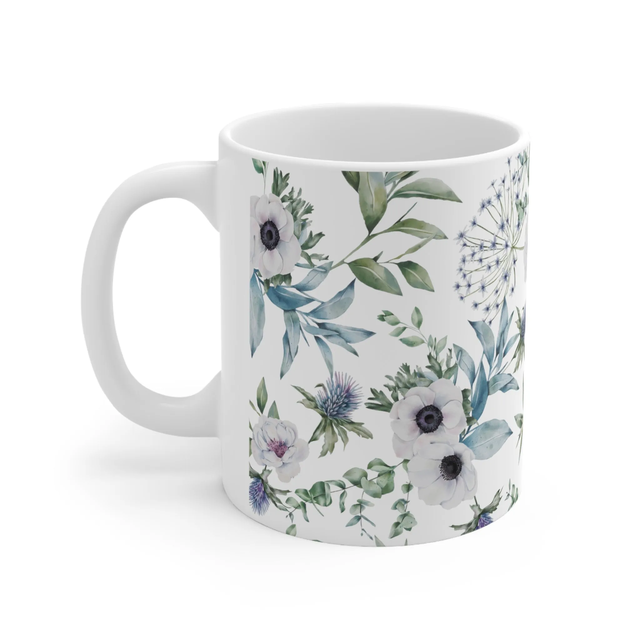 Scottish Flowers, Ceramic Mug 11oz